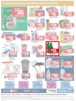 Pick n Pay Gauteng - Festive Savings On All Your Holiday Basics (19 Nov- 01 Dec 2013), page 4