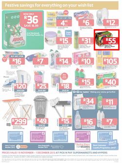 Pick n Pay Gauteng - Festive Savings On All Your Holiday Basics (19 Nov- 01 Dec 2013), page 4