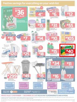 Pick n Pay Gauteng - Festive Savings On All Your Holiday Basics (19 Nov- 01 Dec 2013), page 4