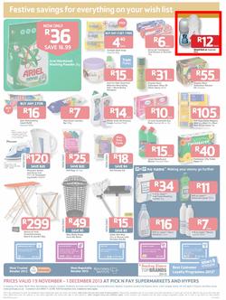 Pick n Pay Gauteng - Festive Savings On All Your Holiday Basics (19 Nov- 01 Dec 2013), page 4
