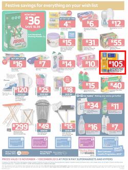Pick n Pay Gauteng - Festive Savings On All Your Holiday Basics (19 Nov- 01 Dec 2013), page 4