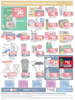Pick n Pay Gauteng - Festive Savings On All Your Holiday Basics (19 Nov- 01 Dec 2013), page 4