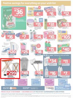 Pick n Pay Gauteng - Festive Savings On All Your Holiday Basics (19 Nov- 01 Dec 2013), page 4