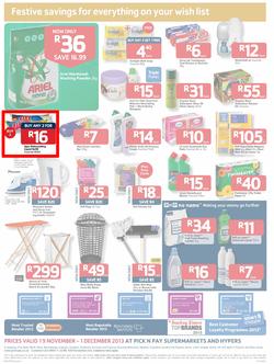 Pick n Pay Gauteng - Festive Savings On All Your Holiday Basics (19 Nov- 01 Dec 2013), page 4
