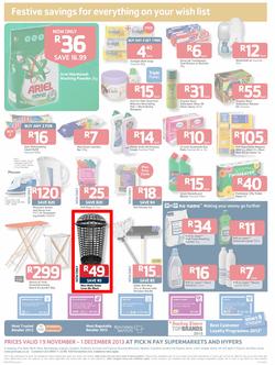 Pick n Pay Gauteng - Festive Savings On All Your Holiday Basics (19 Nov- 01 Dec 2013), page 4