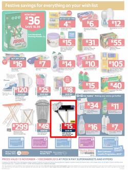 Pick n Pay Gauteng - Festive Savings On All Your Holiday Basics (19 Nov- 01 Dec 2013), page 4