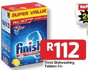Finish Dishwashing Tablets-84s Each