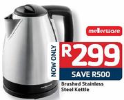 Melerware Brushed Stainless Steel Kettle-Each