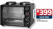 Tempo 20 Litre Mini Oven-Each