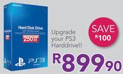Sony Upgrade Your PS3 Harddrive-Each