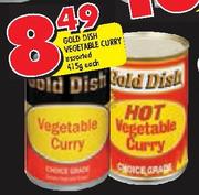 Gold Dish Vegetable Curry Assorted-415g Each