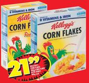 Kellogg's Corn Flakes 500g/ Corn Flakes With Honey 400g-Each