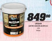 Urban Satin Sheen Acrylic White-20Ltr