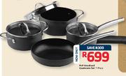 PnP Anodised Cookware Set-7-Piece