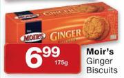 Moir's Ginger Biscuits-175g
