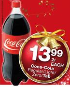 Coca-Cola Regular/Light/Zero/Tab-2L Each