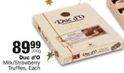 Milk/Strawberry Truffles-200g