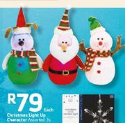 Christmas Light Up Character-3's Each