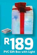 Pvc Gift Box With Light