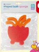 Clicks Shaped Foam Bath Sponge-Each