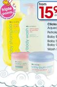 Clicks Aqueous Cream 350ml Or Baby Petroleum Jelly 250ml-Each
