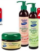 Elizabeth Anne's Organic Face & Body Lotion 250ml Or Body Wash & Shampoo 200ml-Each