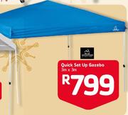 Quick Set Up Gazebo 3x3m