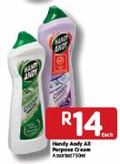 Handy Andy All Purpose Cream-750ml Each-