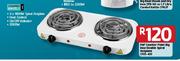 Counter Point Big Deal Double Spiral Hotplate CPDS-4O0
