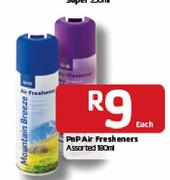 PnP Air Fresheners Assorted-180ml