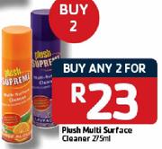 Plush Multi Surface Cleaner - 2X275ml