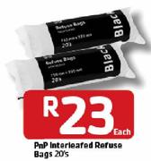 PnP Interleafed Refuse Bags-20's Each
