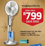 Counter Point 40cm Pedestal Mist Fan