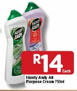 Handy Andy All Purpose Cream-750ml Each