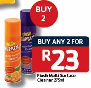 Plush Multi Surface Cleaner-2 x 275ml