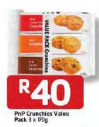 PnP Crunchies Value Pack-3x170g