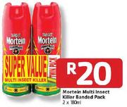 Mortein Multi Insect Killer Banded Pack -2X180ml
