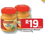 Masterfoods Mustard Assorted- 175g Each
