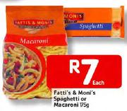 Fatti's & Moni's Spaghetti Or Macaroni-175g Each