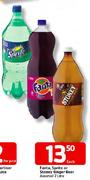 Fanta, Sprite Or Stoney Glinger Beer Assorted-2L Each