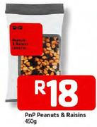 PnP Peanuts & Raisins-450g