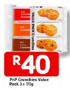 PnP Crunchies Value Pack-3x170g