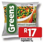 Greens Mixed Vegetables-1kg