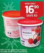 PnP Low Fat Or Fat Free Yoghurt Assorted-1kg