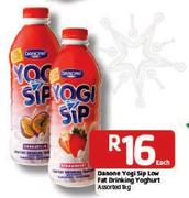 Danone Yogi Sip Low Fat Drinking Yoghurt Assorted-1kg Each