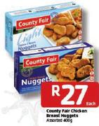 County Fair Chicken Breast Nuggets Assorted-400g Each