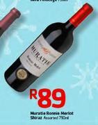 Muratie Ronnie Merlot Shiraz Assorted- 750ml