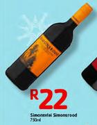 Simonsvlei Simonsrood- 750ml