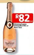 Simonsig Kaapse Vankel Brut MCC/Rose- 750ml Each