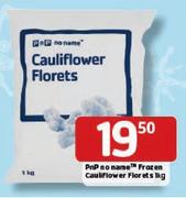 PnP No Name Frozen Cauliflower Florets-1kg